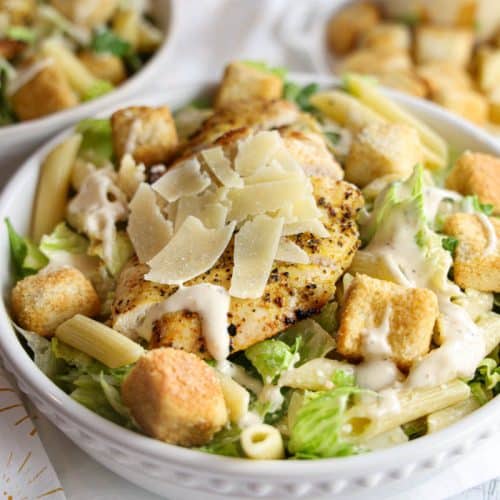 Cheddar's Chicken Caesar Pasta Salad