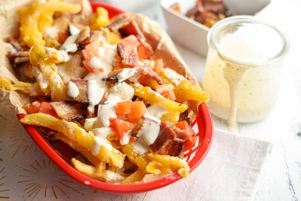 Cheese Fries with Bacon