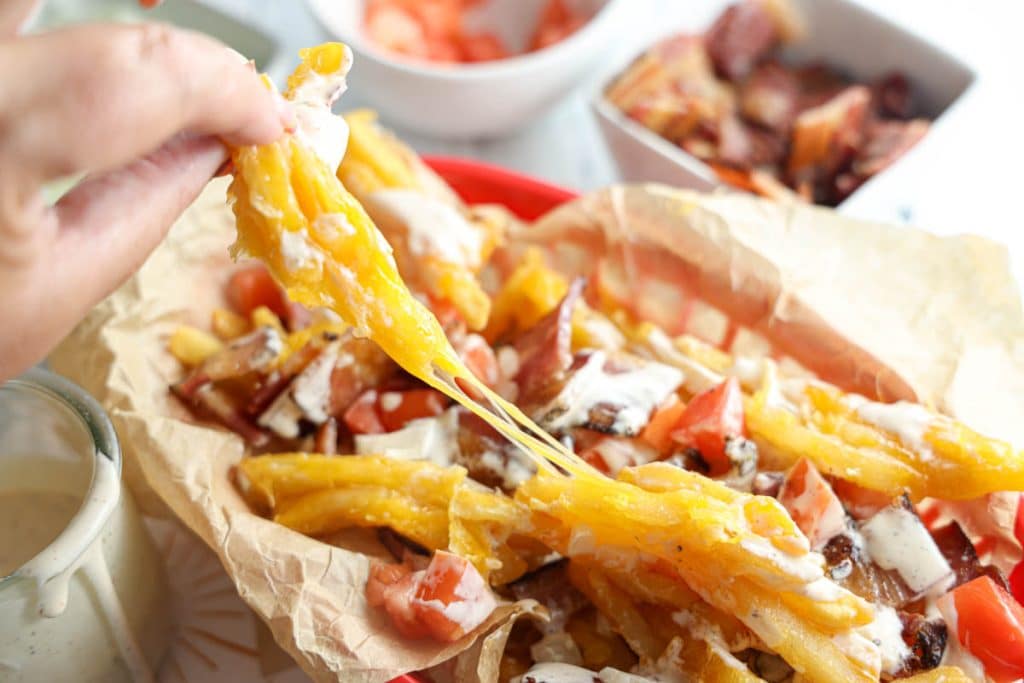 Cheese Fries with Bacon