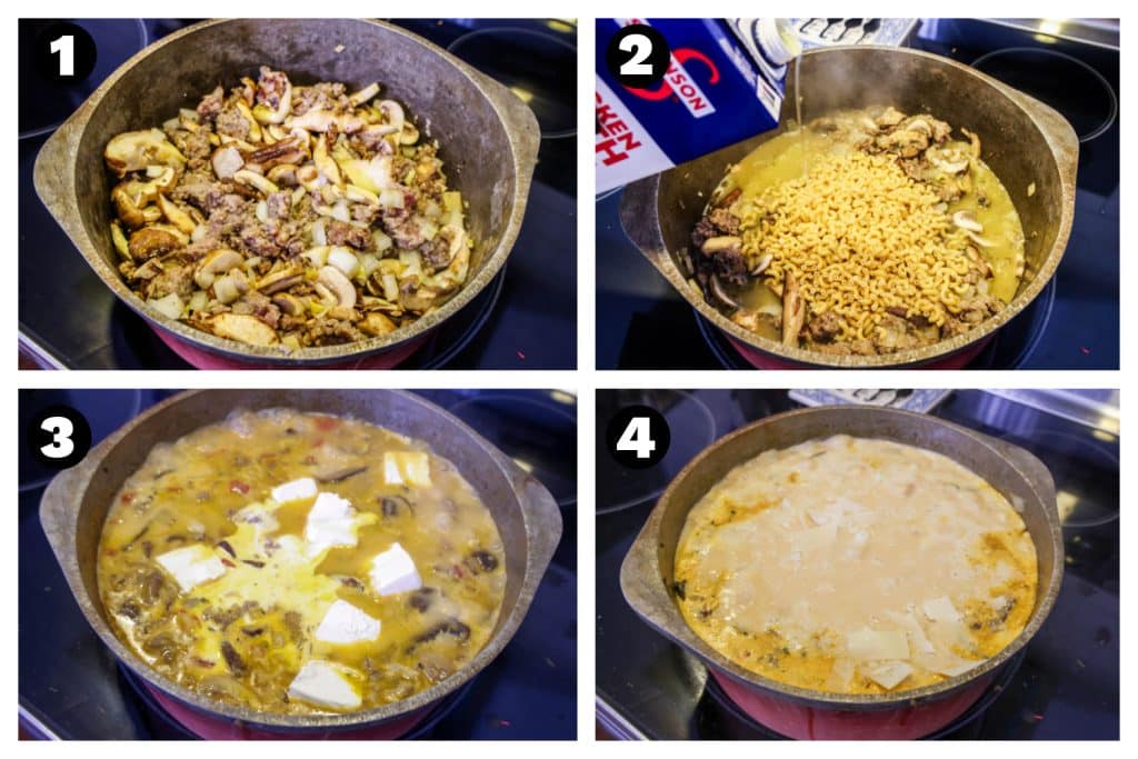 Creamy Mushroom Sausage Soup