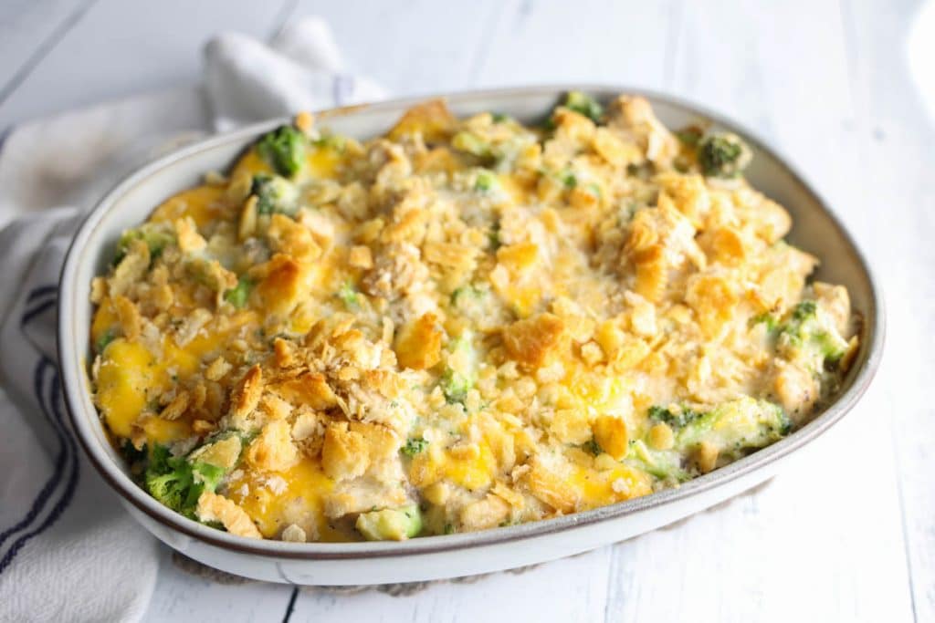 Broccoli Cheese Rice & Chicken Casserole