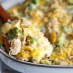 Broccoli Cheese Rice & Chicken Casserole