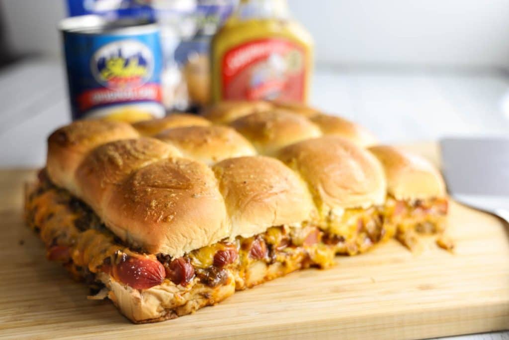 Chili Cheese Coney Sliders