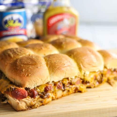 Chili Cheese Coney Sliders