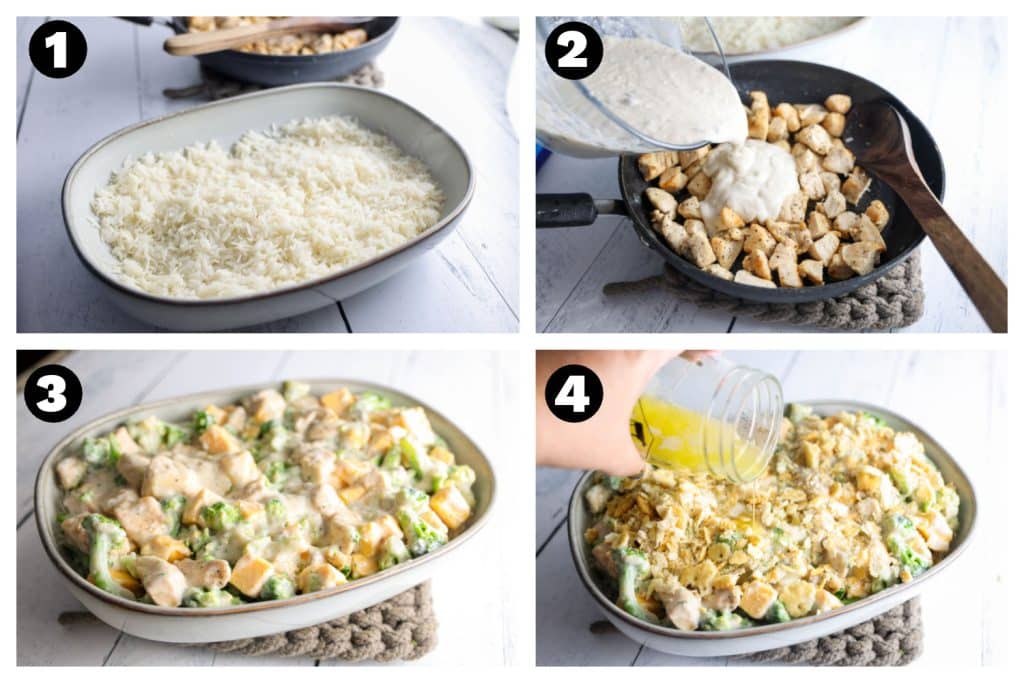 Broccoli Cheese Rice & Chicken Casserole