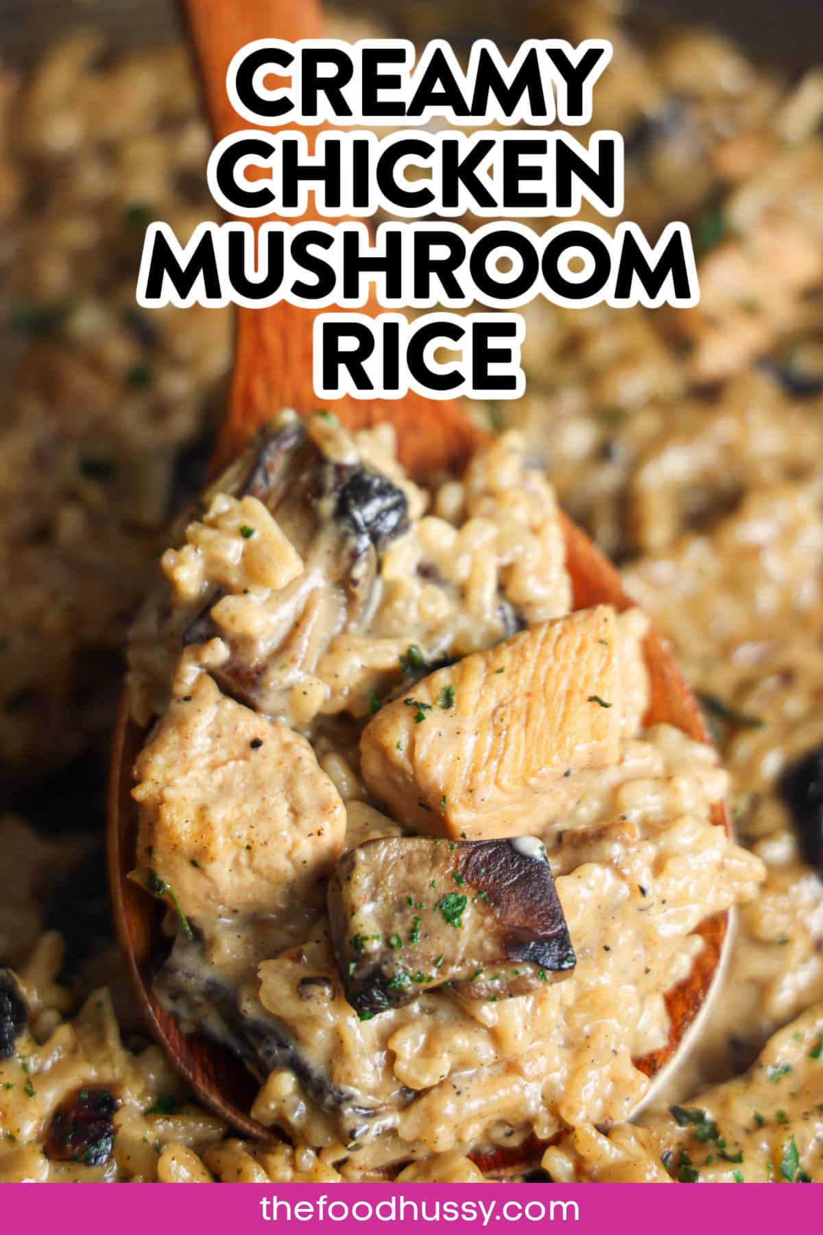 This One Pot Creamy Mushroom Chicken & Rice is comfort food in a pan with all the cozy, creamy vibes you crave. The best part is it&rsquo;s done in 30 minutes with fluffy rice, juicy bites of seasoned chicken and a rich cheesy mushroom sauce that brings everything together in the most delicious way. via @foodhussy