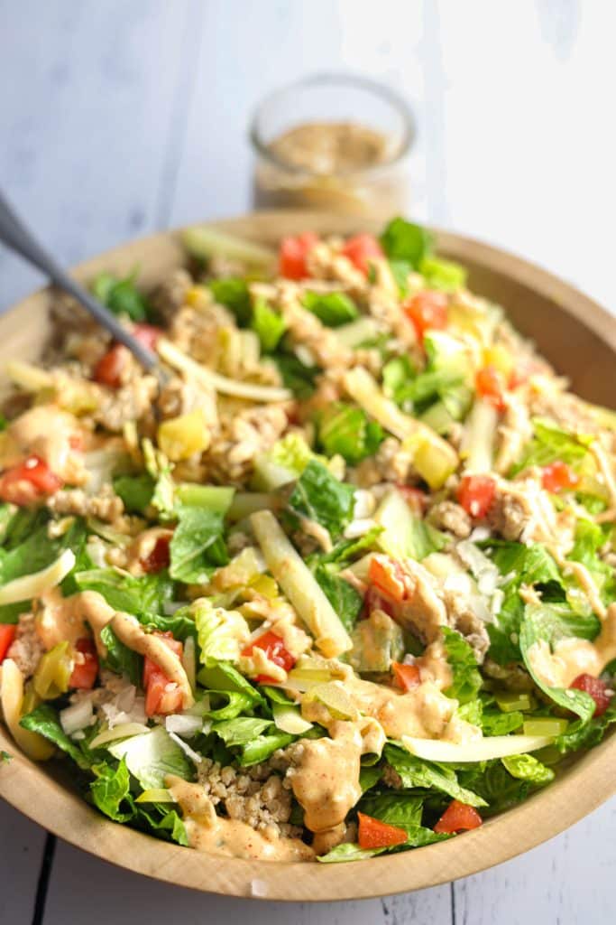 Healthy Big Mac Salad