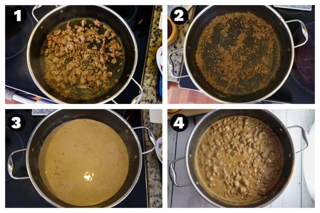 how to make Bob Evans Sausage Gravy