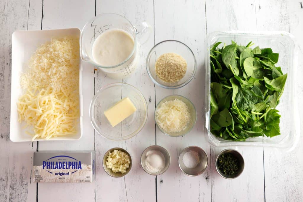 Longhorn Spinach Dip ingredients