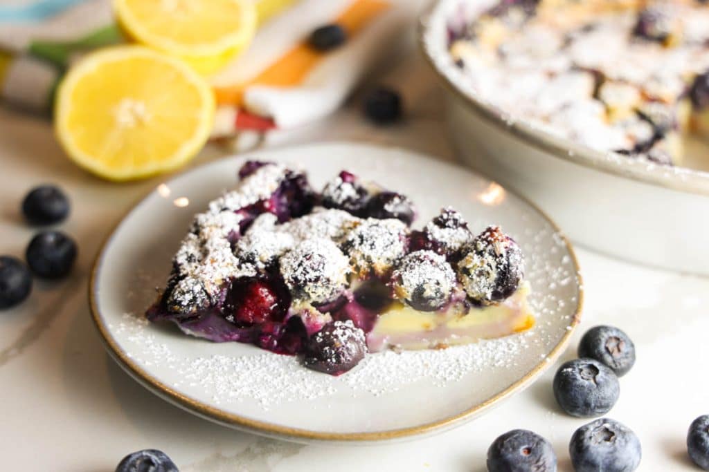 Easy Blueberry Clafoutis