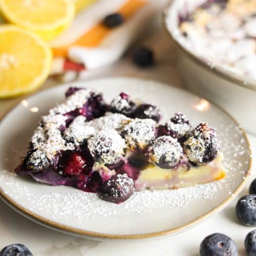Easy Blueberry Clafoutis