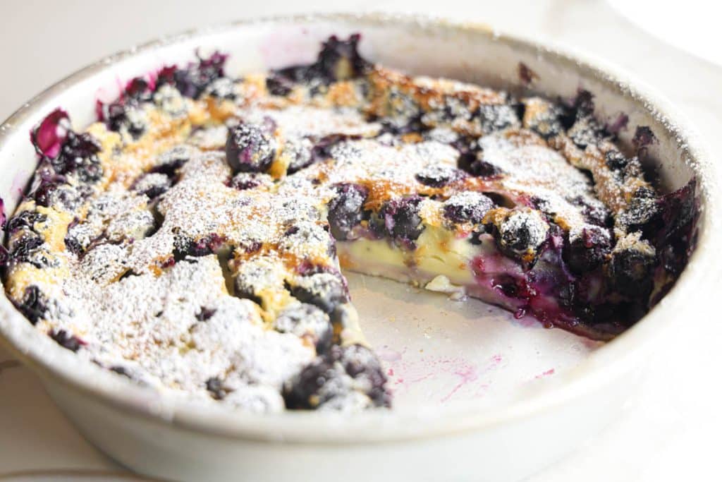 Easy Blueberry Clafoutis