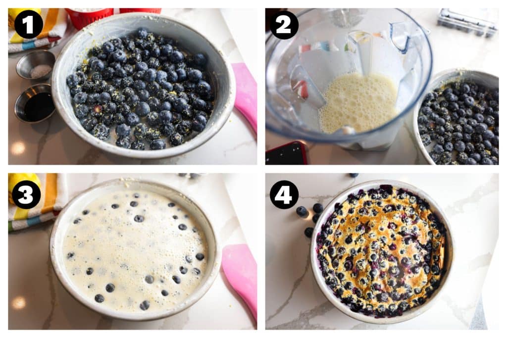 how to make blueberry clafoutis