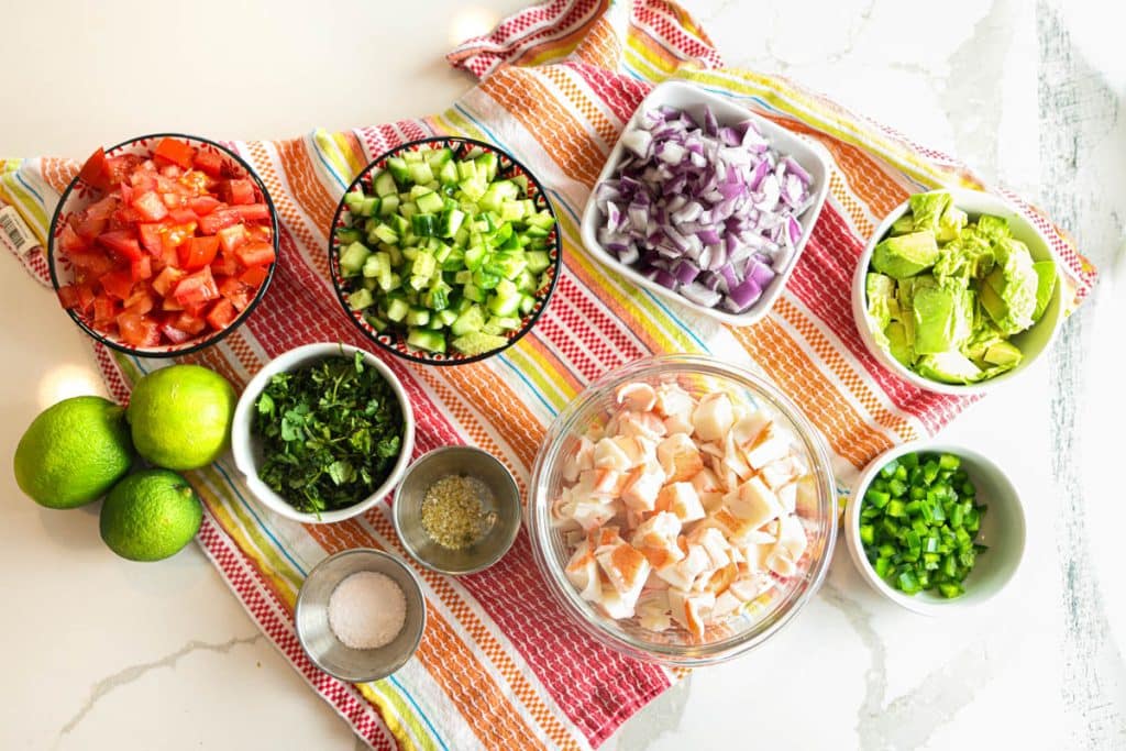 Imitation Crab Ceviche