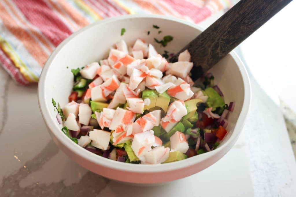 Imitation Crab Ceviche