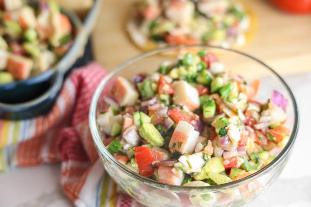 Imitation Crab Ceviche