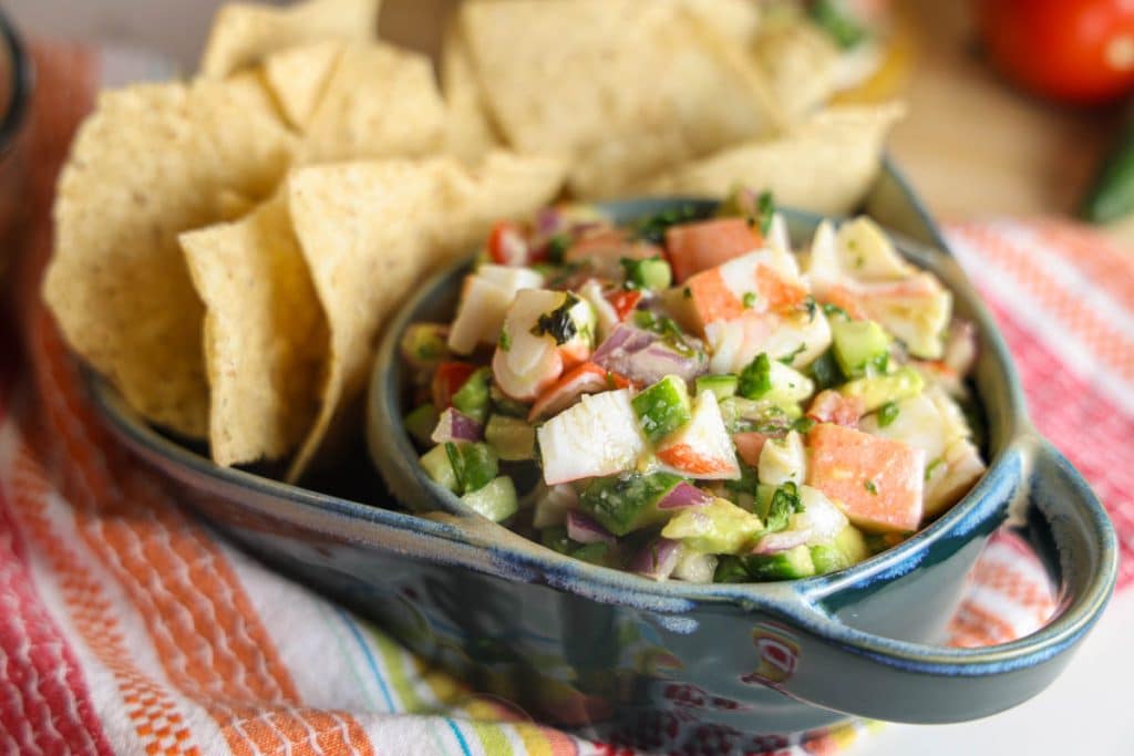 Imitation Crab Ceviche
