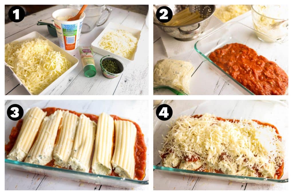 Olive Garden Four Cheese Manicotti