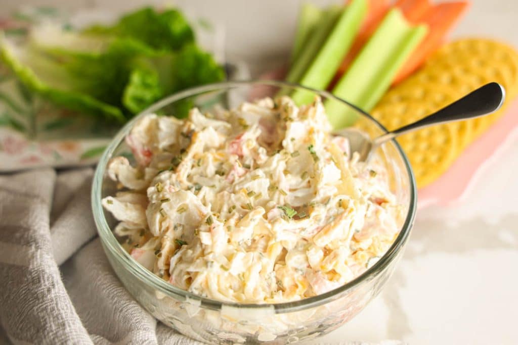 cold imitation crab dip
