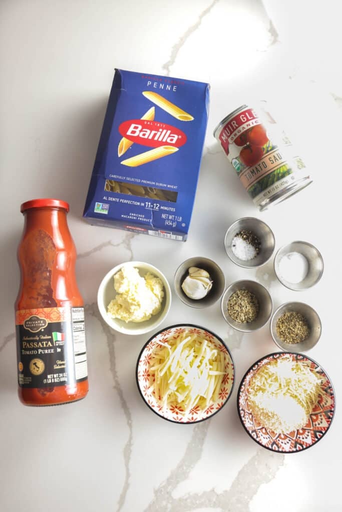 Cheesecake Factory Four Cheese Pasta ingredients