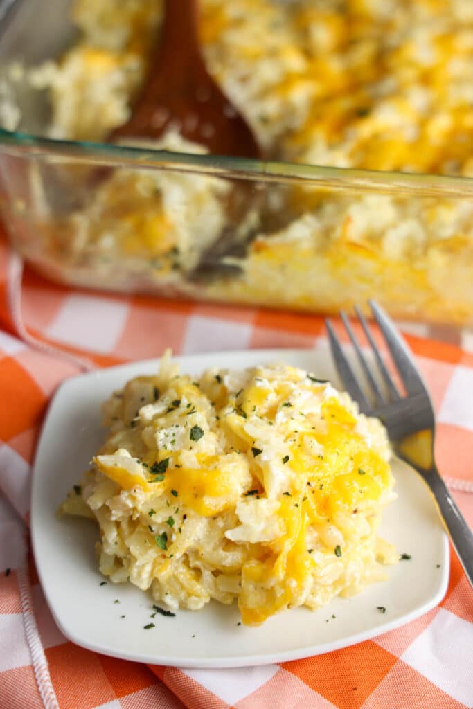 The Original Cracker Barrel Hashbrown Casserole