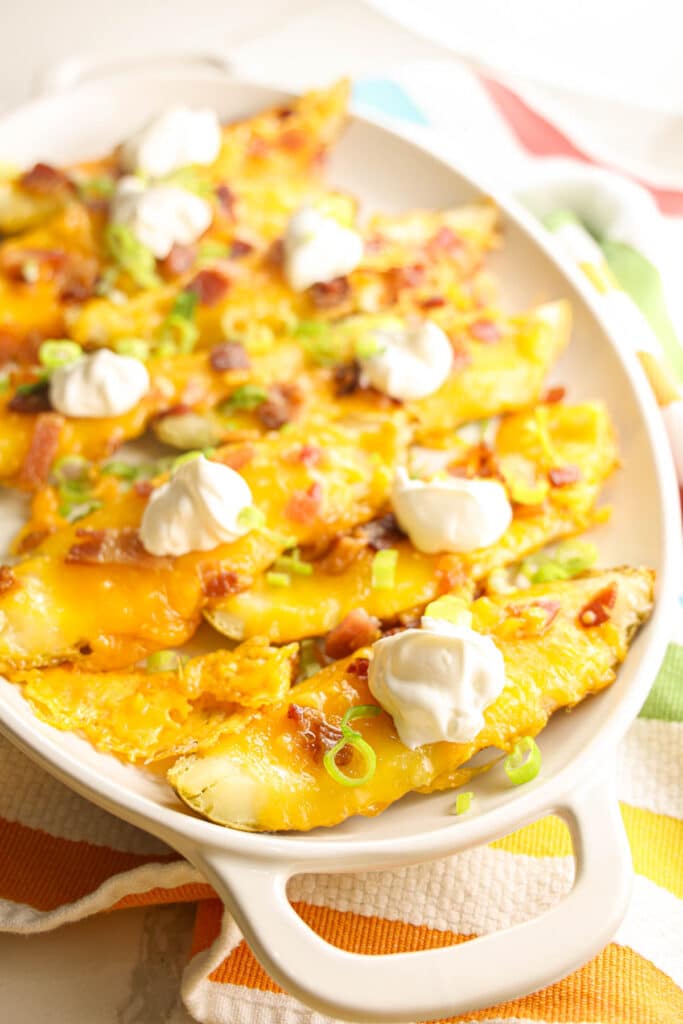 Copycat Texas Roadhouse Tater Skins