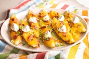 Copycat Texas Roadhouse Tater Skins