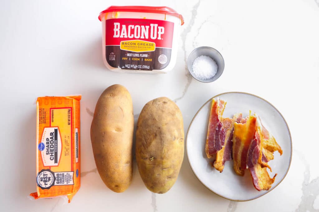 Copycat Texas Roadhouse Tater Skins ingredients