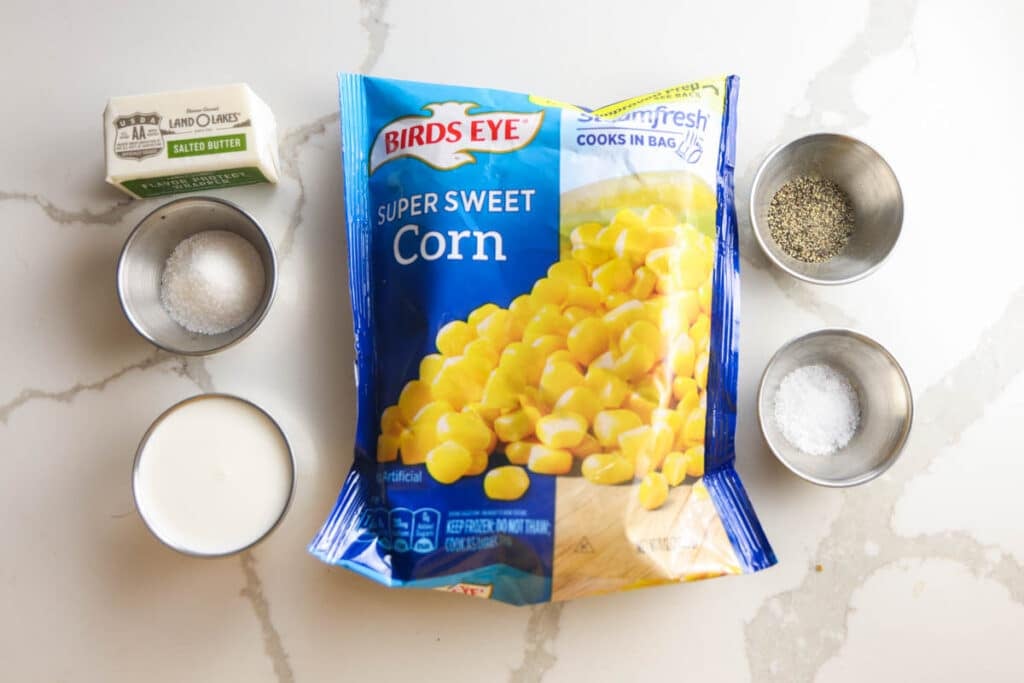 Copycat Texas Roadhouse Corn ingredients