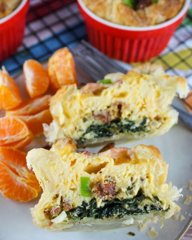 Panera Bread is known for their bagels - but this Panera Bacon and Spinach Souffle is my favorite breakfast item! Filled with sauteed onion and spinach, smoky bacon and three cheeses mixed with eggs for a delicious breakfast treat! https://buff.ly/46Ul4y7