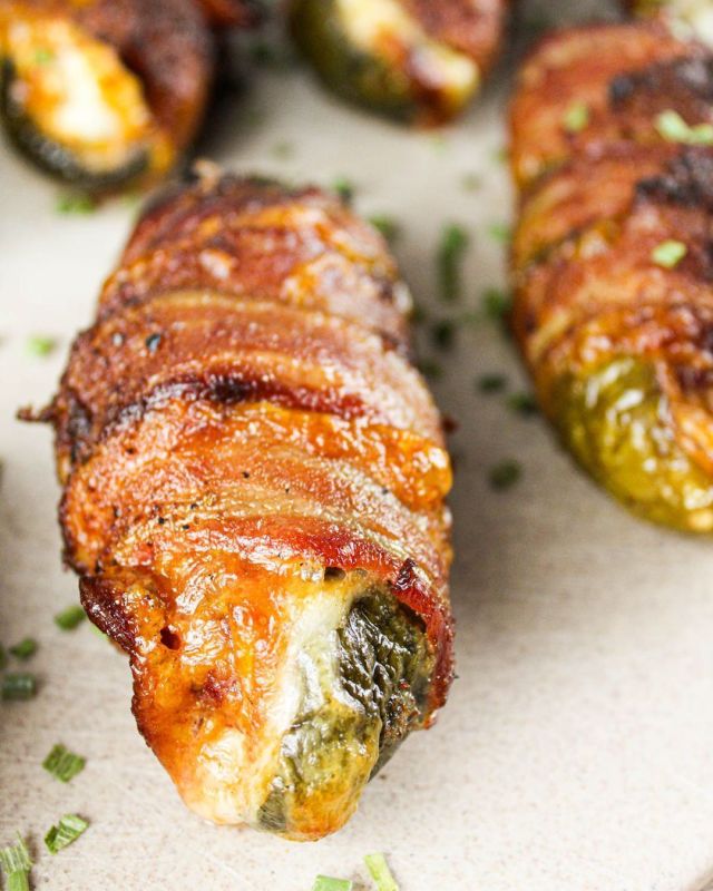 Smoked Pickle Poppers will have you huddled in a corner snarfing these down with cream cheese and pickle juice running down your chin! I should know - there's an Instagram story with me doing just that! ➡️ ➡️ Comment RECIPE and I'll DM you the info!

Dill pickle halves, string cheese or cream cheese, ground chuck, cheddar cheese - then wrapped in bacon and sprinkled with BBQ seasoning! They're like Jalapeno Poppers BUT WITH PICKLES!

#traeger #smoker #smoked #picklelovers #pickles